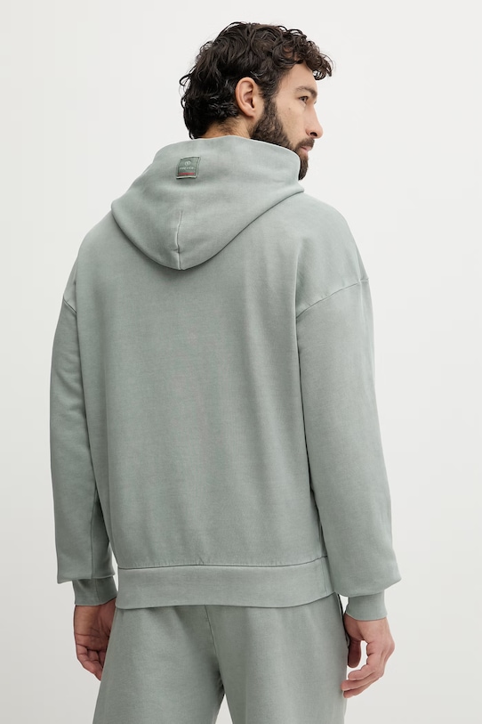 Odzież BOGNER Fire+Ice bluza z kapturem męska bawełniana ILAY 84499609 zielony