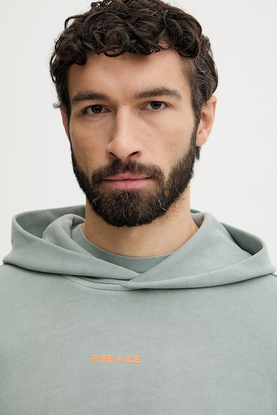 BOGNER Fire+Ice bluza z kapturem męska bawełniana ILAY zielony 84499609