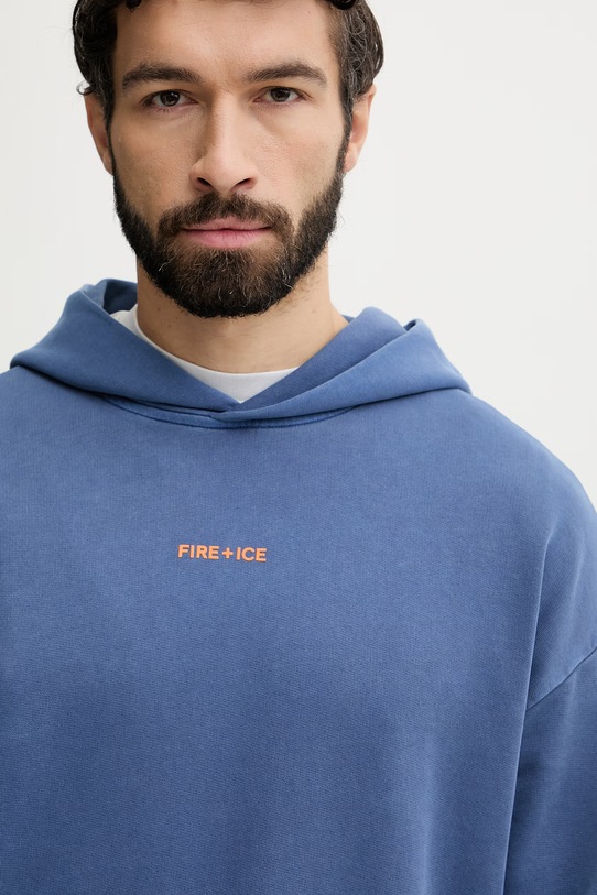 BOGNER Fire+Ice bluza z kapturem męska bawełniana ILAY niebieski 84499609