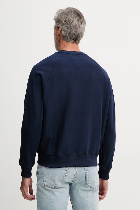 Îmbrăcăminte Tommy Hilfiger hanorac pentru bărbați, din bumbac MW0MW42471 bleumarin