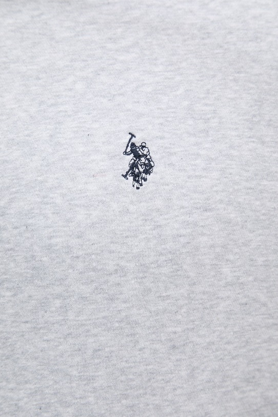 U.S. Polo Assn. bluza z kapturem męska z bawełną DHM LB MUP4412 szary