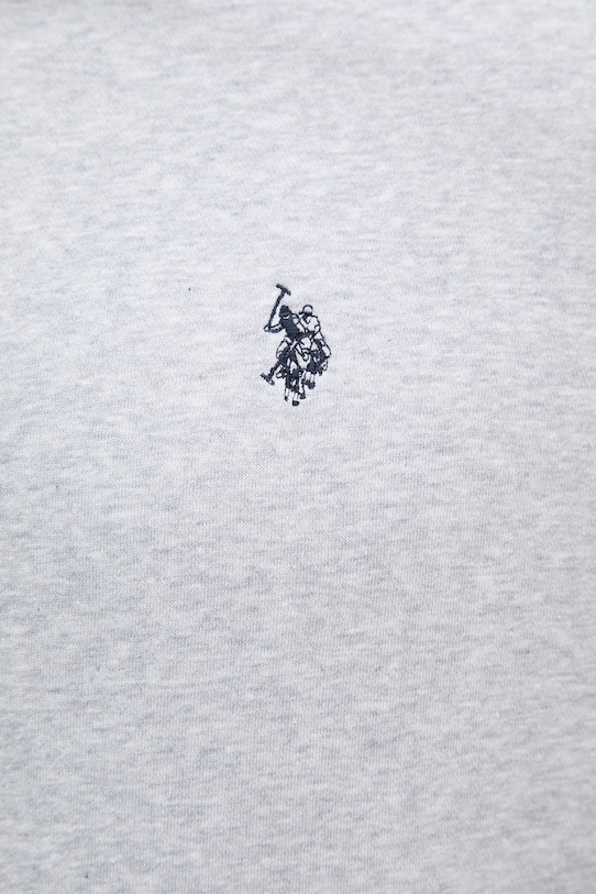 U.S. Polo Assn. bluza z kapturem męska z bawełną DHM LB MUP4412 szary