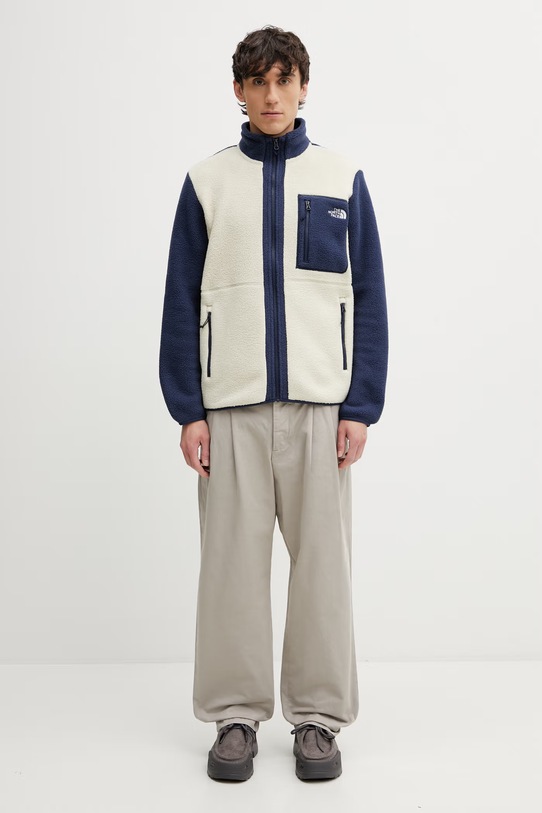 The North Face Yumiori bluza rozpinana polarowa męska NF0A883RPHC1 beżowy