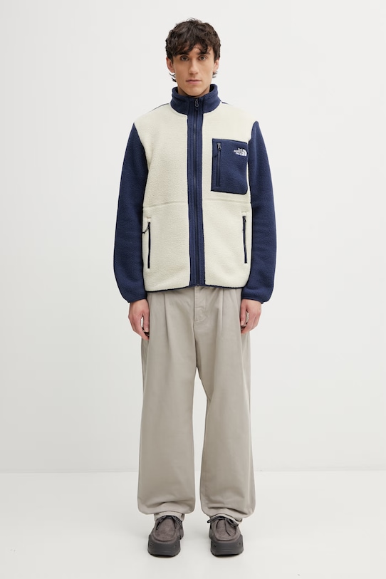 The North Face Yumiori bluza rozpinana polarowa męska NF0A883RPHC1 beżowy