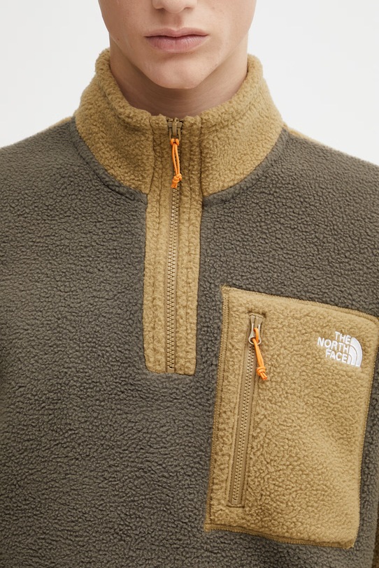 The North Face Yumiori bluzy polarowe męskie zielony NF0A883SPHG1