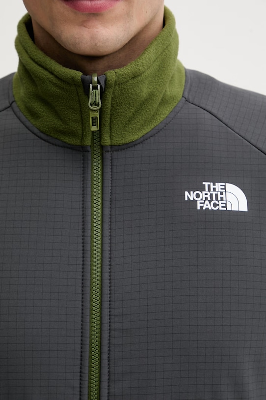 The North Face bluza rozpinana męska polarowa Glacier Heavyweight NF0A89JGM6D1 zielony