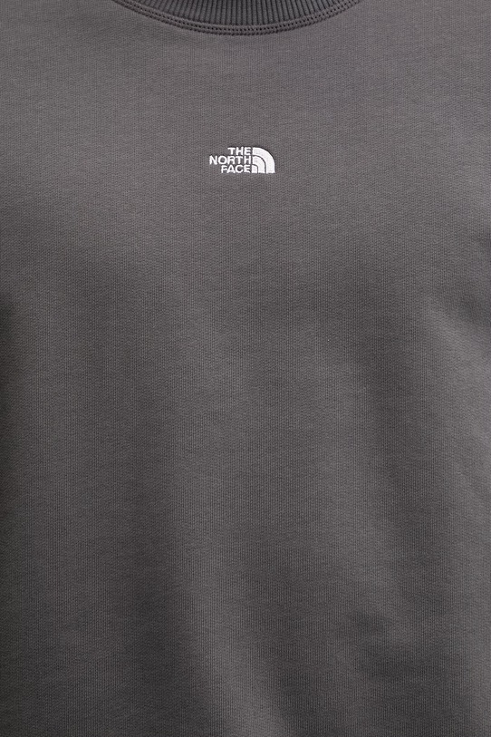 The North Face mikina pánska bavlnená Essential Light NF0A8GQCRHI1 sivá