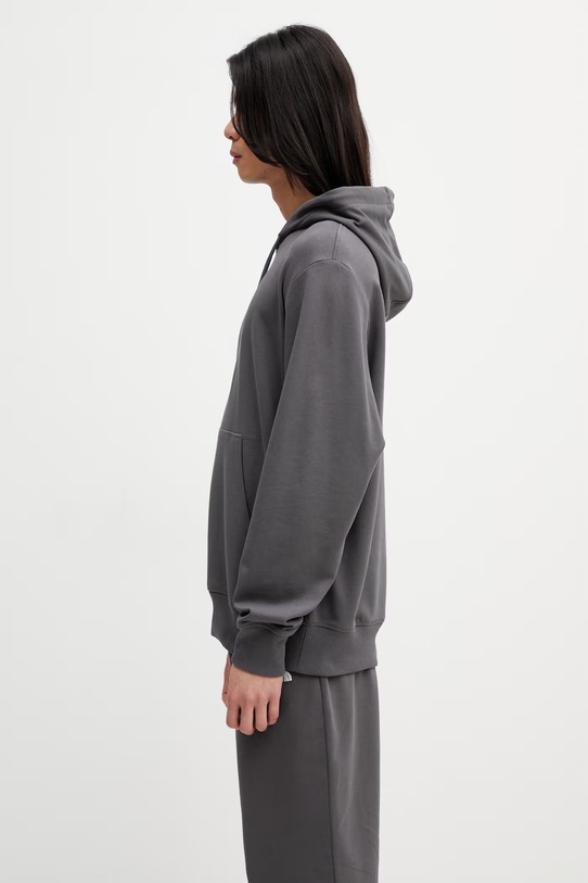 The North Face Essential Light bluza z kapturem bawełniana męska NF0A8GQDRHI1 szary SS26