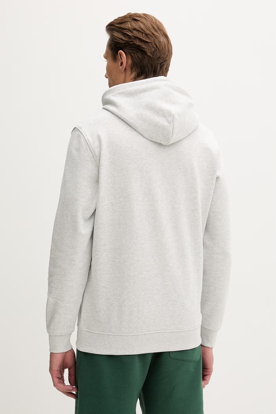 Oblečení Tommy Jeans mikina s kapucí pánská bavlněná DM0DM22680 šedá