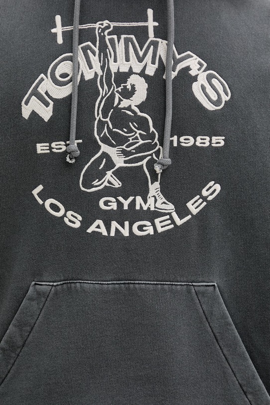 Tommy Jeans bluza męska z bawełną DM0DM22685 szary