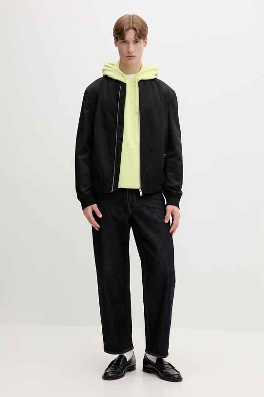 Tommy Jeans mikina s kapucí pánská bavlněná DM0DM22840 zelená SS26