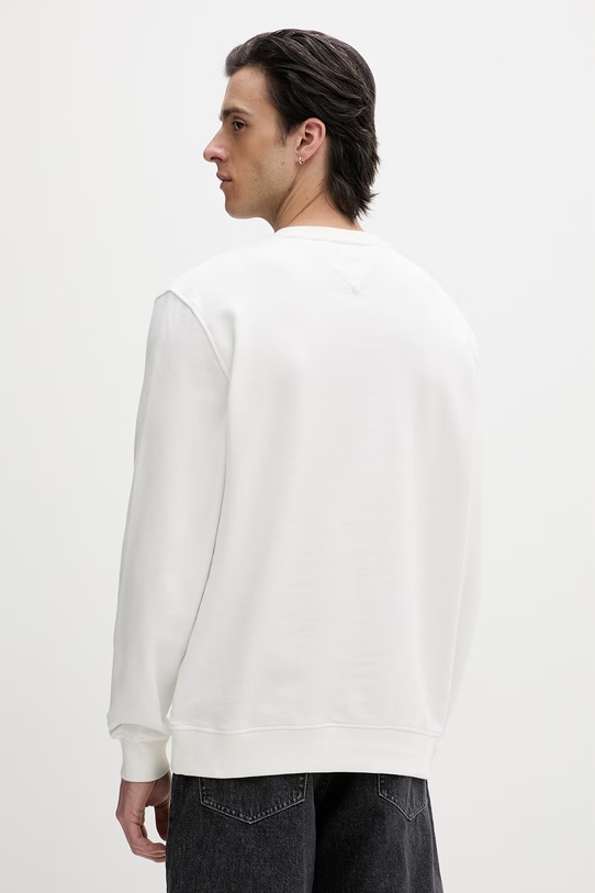 Odzież Tommy Jeans bluza męska bawełniana DM0DM23019 beżowy