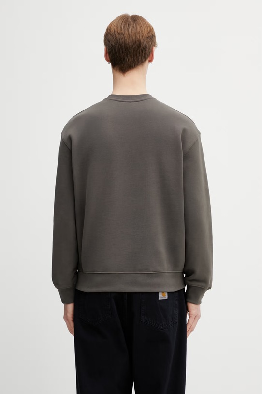 Odzież Maison Kitsuné bluza bawełniana Dreaming Fox QM00301KM0341 szary