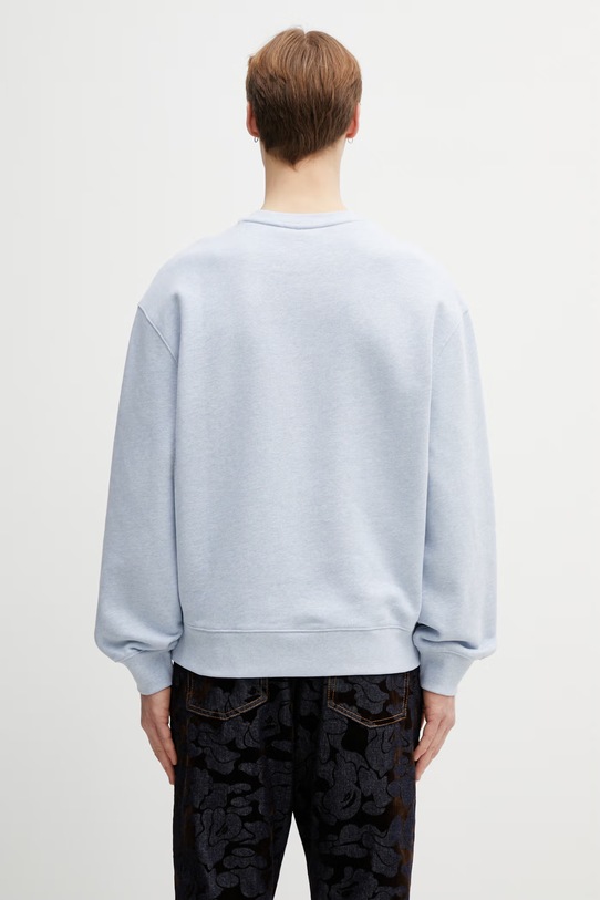 Odzież Maison Kitsuné bluza bawełniana Place de la Concorde QM00311KM0341 niebieski