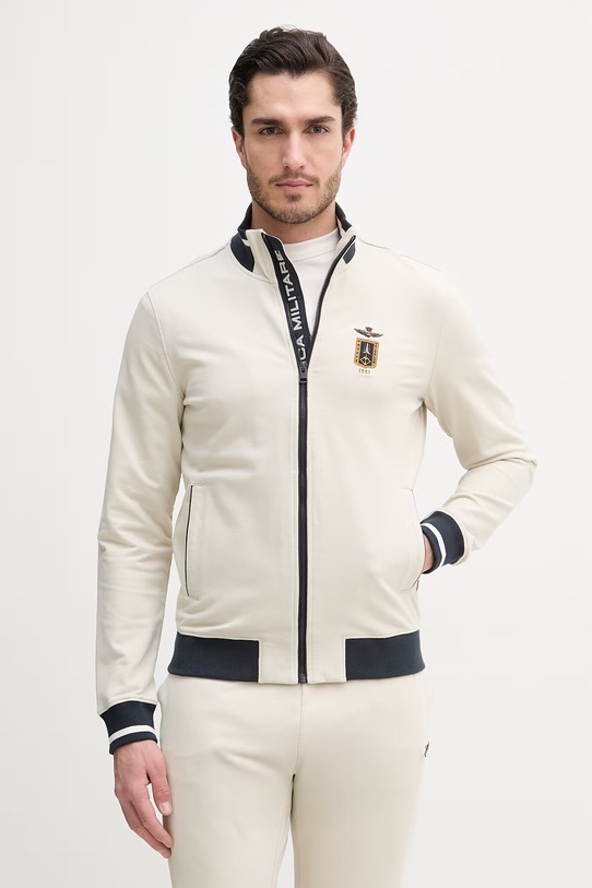 Aeronautica Militare bluza aplikacja beżowy FE2089UF00674