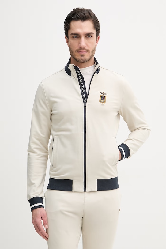 Aeronautica Militare bluza aplikacja beżowy FE2089UF00674