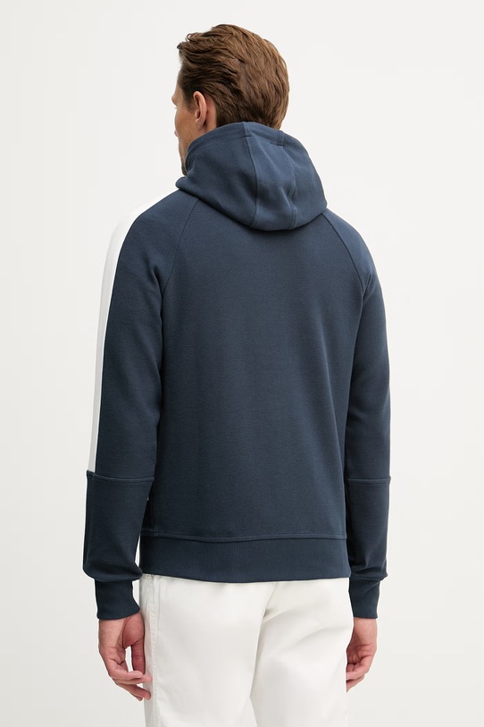 Odzież Aeronautica Militare bluza męska z bawełną FE2098UF00680 granatowy