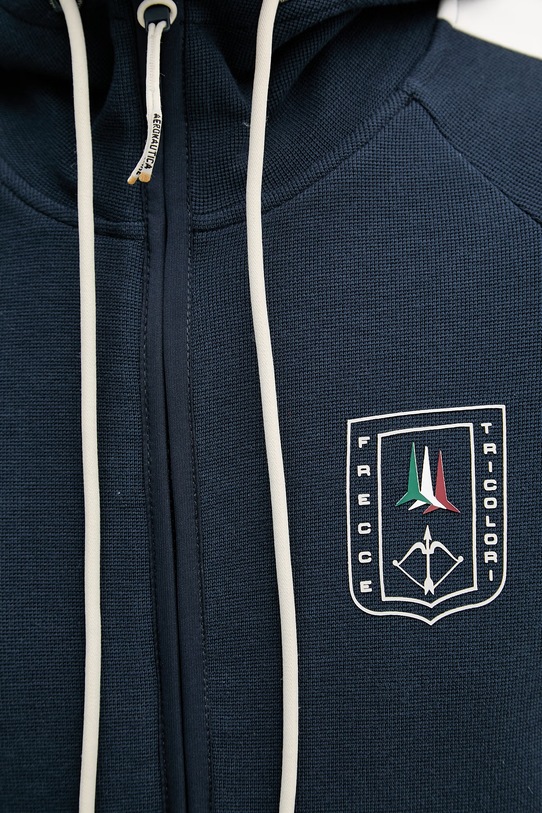 Aeronautica Militare bluza męska z bawełną FE2098UF00680 granatowy