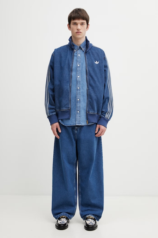 adidas Originals bluza jeansowa męska KD1517 niebieski