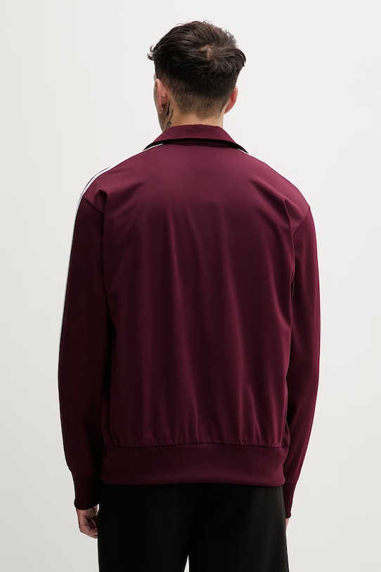 Odjeća adidas Originals dukserica na zakopčavanje muška Firebird KE1646 bordo