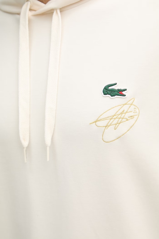 Lacoste bluza z kapturem męska SH9948 beżowy