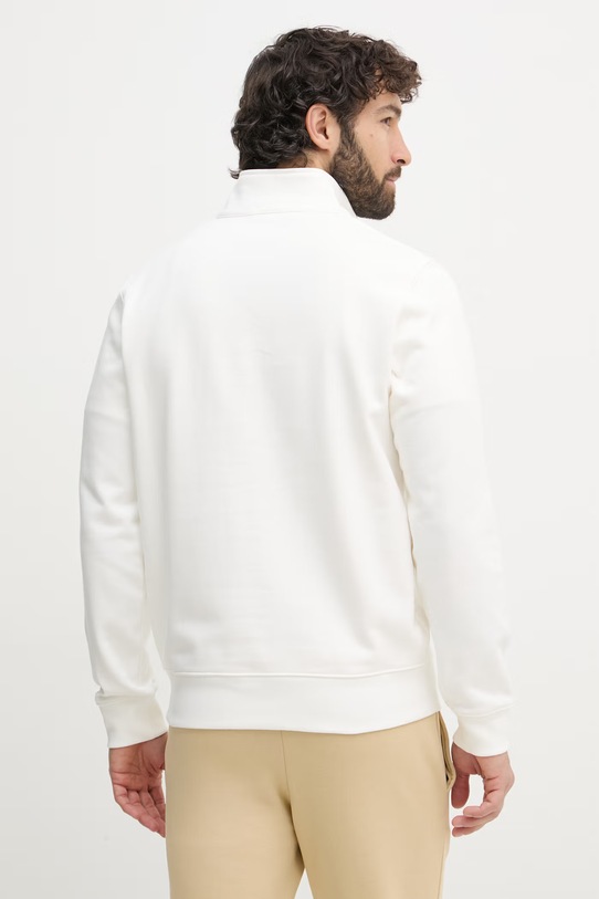 Oblečení Lacoste mikina pánská bavlněná SH0784 bílá