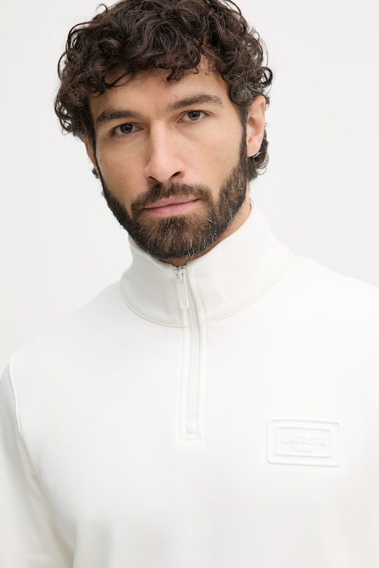 Lacoste mikina pánská bavlněná bílá SH0784