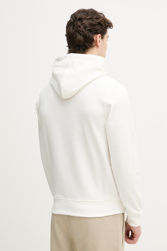 Odzież Lacoste bluza z kapturem męska bawełniana SH0785 beżowy