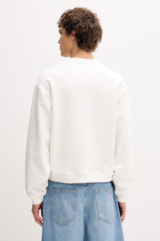 Odzież Guess Jeans bluza męska bawełniana M6GQA7.KCPR1 beżowy