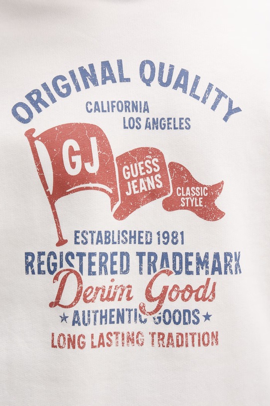 Guess Jeans bluza męska bawełniana M6GQA7.KCPR1 beżowy