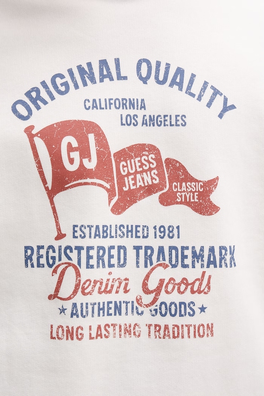 Guess Jeans bluza męska bawełniana M6GQA7.KCPR1 beżowy