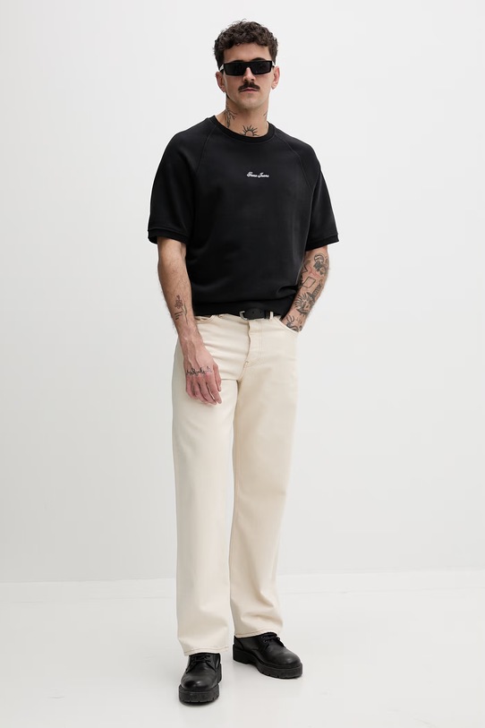 Guess Jeans bluza męska bawełniana M6GQB2.KCPR1 czarny SS26