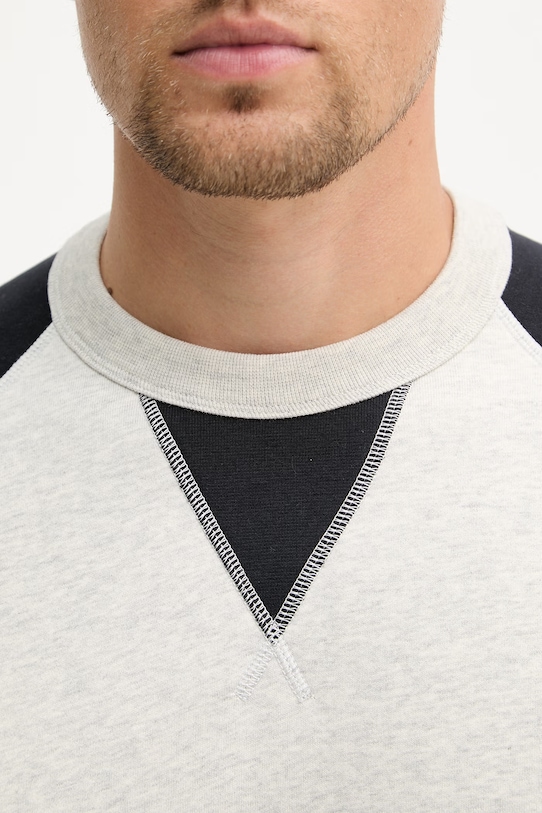 BOSS bluza męska bawełniana BOSS X DAVID BECKHAM 50560878 szary