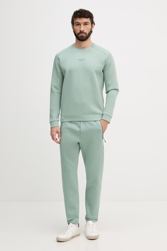 BOSS Green férfi melegítőfelső BOSS X PORSCHE 50559799 zöld SS26