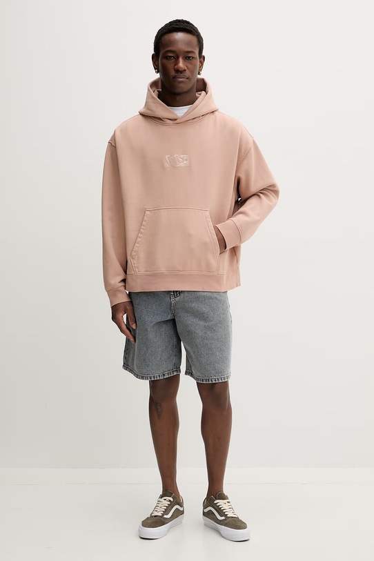 Vans bluza męska z bawełny Premium LX VN000T6FE2V1 beżowy SS26