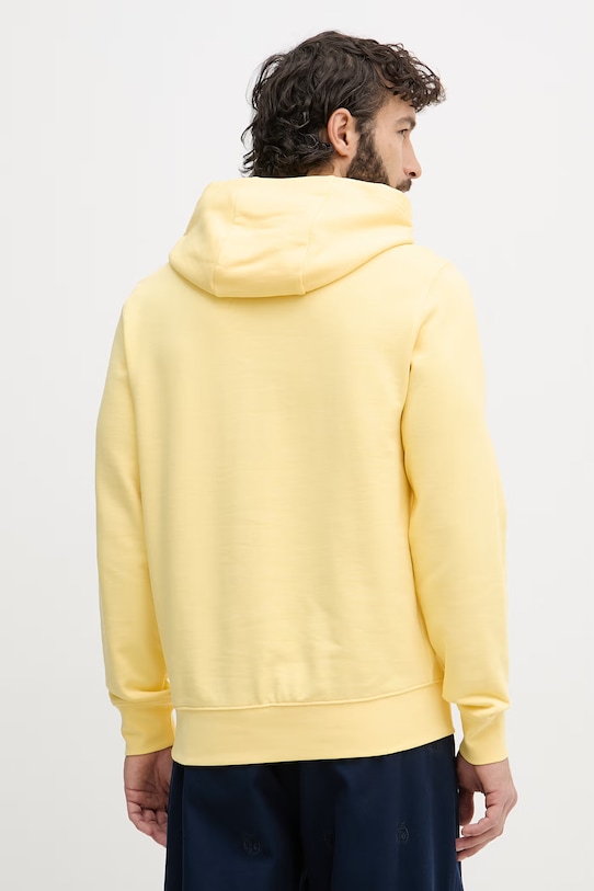 Oblečenie Tommy Hilfiger mikina s kapucňou pánska bavlnená MW0MW42464 žltá