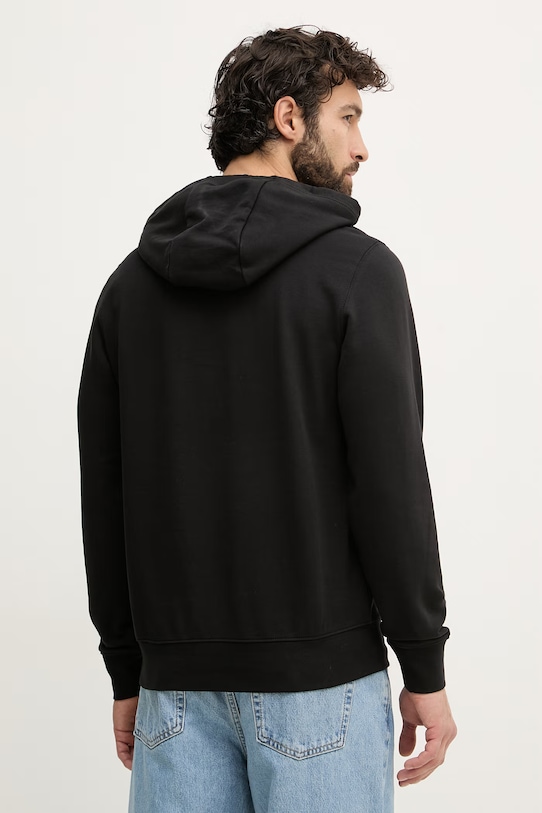 Oblečenie Tommy Hilfiger mikina s kapucňou pánska bavlnená MW0MW42464 čierna