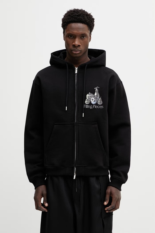 Odzież Filling Pieces bluza bawełniana Chrome Fruit 412633501291.130 czarny