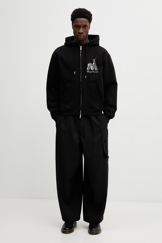 Filling Pieces bluza bawełniana Chrome Fruit 412633501291.130 czarny