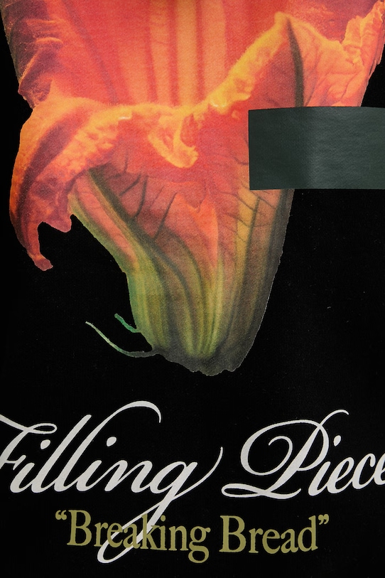 Filling Pieces hanorac oversized pentru bărbați, din bumbac Zucchini 412633501289.130 negru