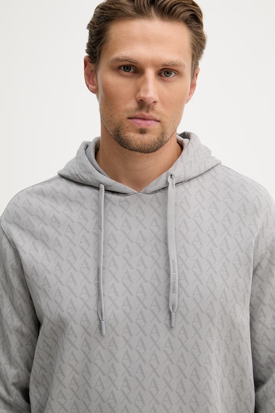 Armani Exchange mikina pánska bavlnená sivá XM001225.AF11847