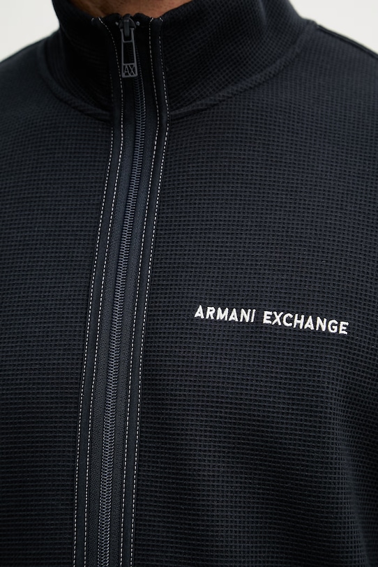 Armani Exchange bluza rozpinana męska z bawełny XM002327.AF21870 granatowy