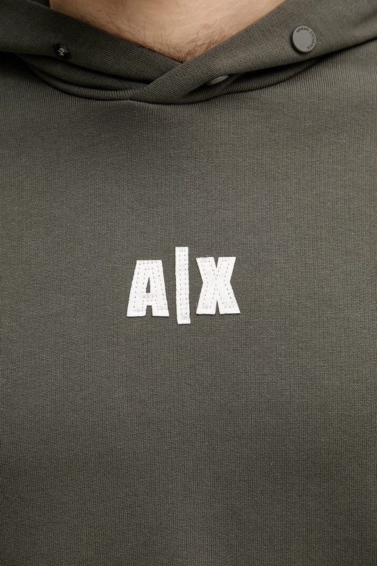 Armani Exchange кофта з капюшоном чоловіча бавовняна XM002388.AF20169 зелений