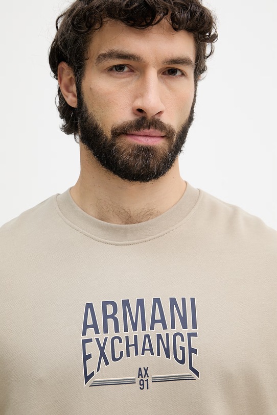 Armani Exchange pánska mikina z bavlny béžová XM002446.AF22124