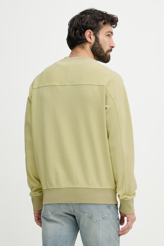 Odzież BOSS Orange bluza męska bawełniana 50559151 zielony