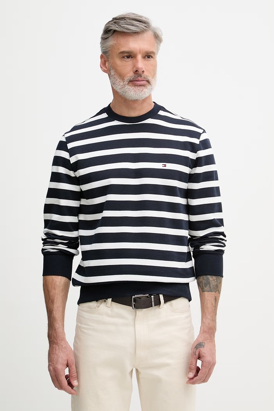 Tommy Hilfiger bluza męska bawełniana granatowy MW0MW41352