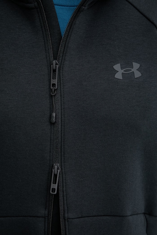 Under Armour bluza rozpinana męska Unstoppable Flc 1389352 czarny