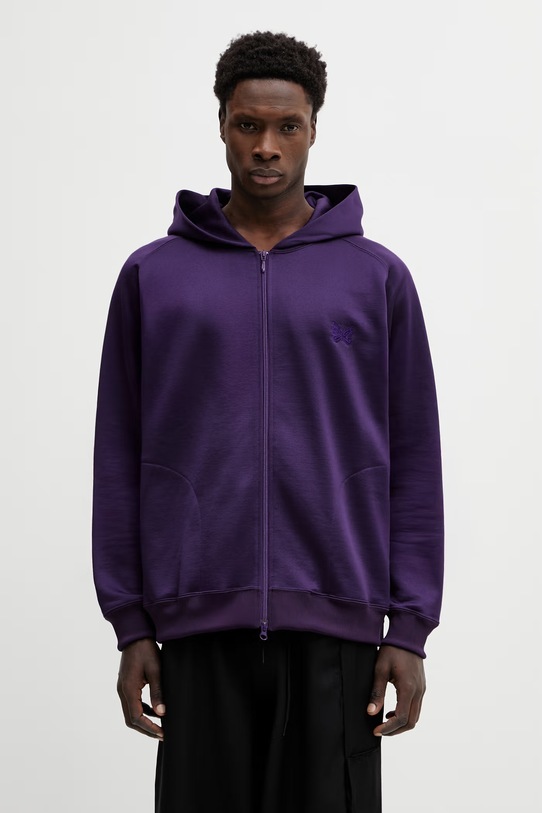 Needles bluza z kapturem fioletowy SX423