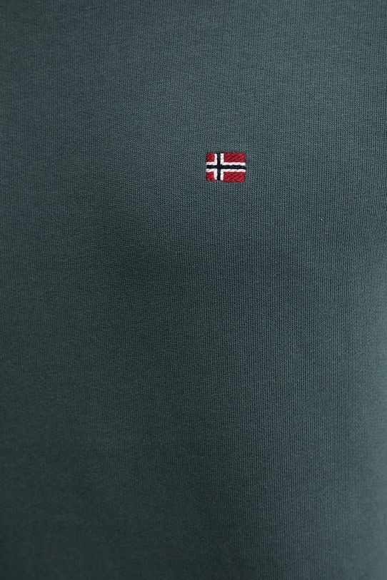 Napapijri bluza bawełniana Balis NP0A4H89G1S1 zielony