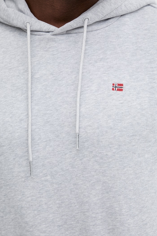 Napapijri bluza bawełniana Balis NP0A4H8A7951 szary